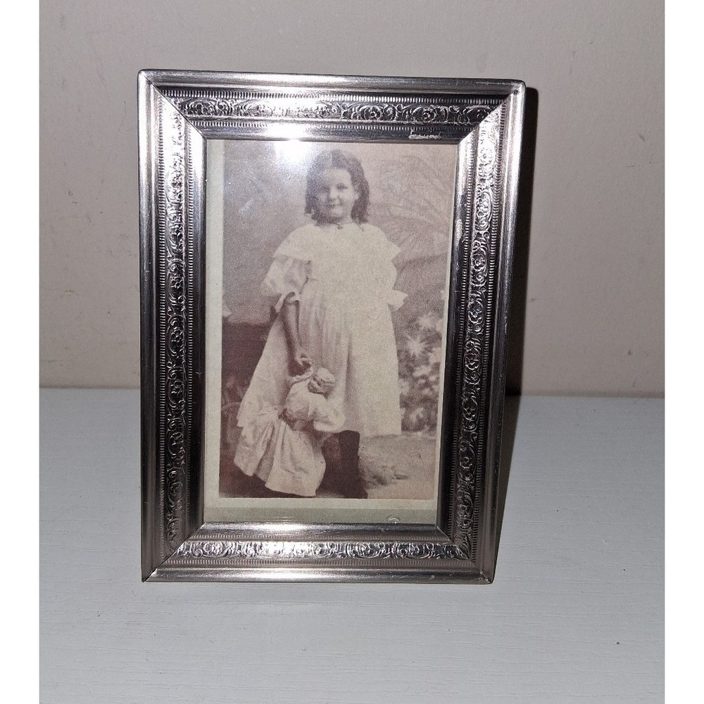 Silver Tone Ornate Picture Frame 3.75" x 5.25" – Museum Deaccession